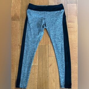 LuLaRoe Jordan womens athletic ankle leggings black/gray size XL.